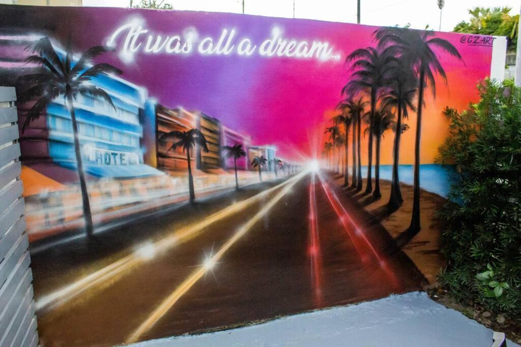 Unique Miami Art Escape W/ Hottub, Arcade & Murals Luaran gambar