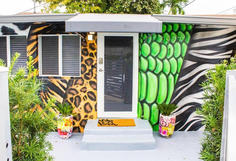 Unique Miami Art Escape W/ Hottub, Arcade & Murals Luaran gambar